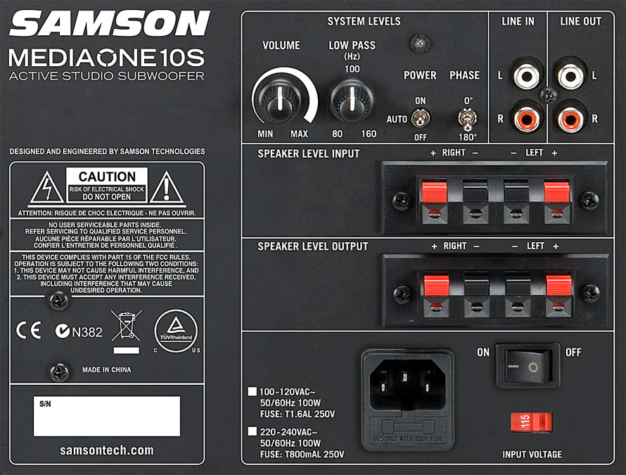 Samson MediaOne 10S